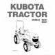 Kubota B2301 - B2601 Operators Manual